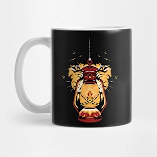 Tiger Behind Light Mug